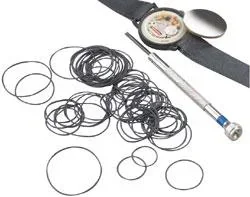 "O-ring seals for watches Assortment with flat seals image"