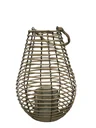 Lantern made of metal and plastic
