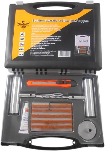 "Tire repair kit, 35 pieces image"