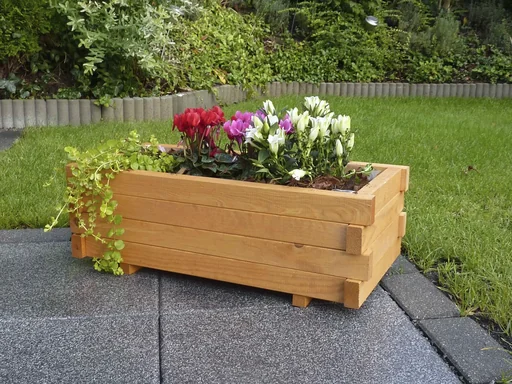 "Planter "Empoli" with planting film image"