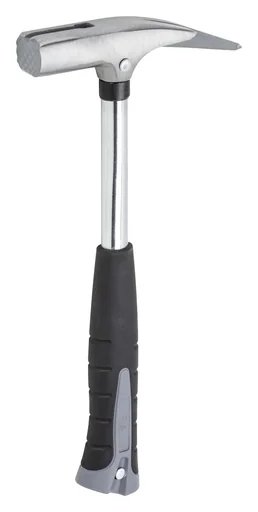 "Roofing hammer with steel tube and PVC handle image"