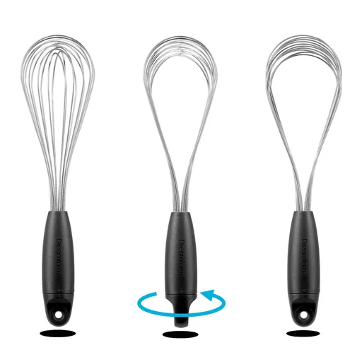 "Whisk with folding function "Flisk", stainless steel image"