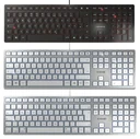 Wired keyboard KC 6000 SLIM silver