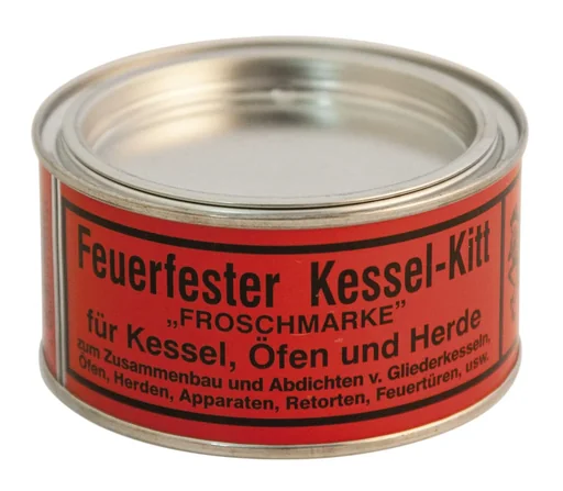 "Fireproof cement for furnaces, grey, temperature-resistant up to 1100 °C, 600 g image"