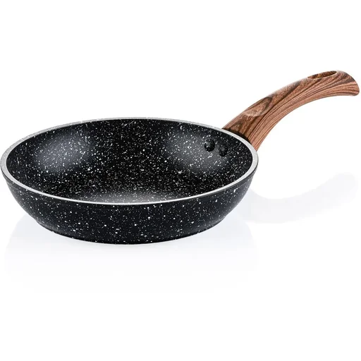 "Frying pan Ø20 cm Black Marble Wood image"