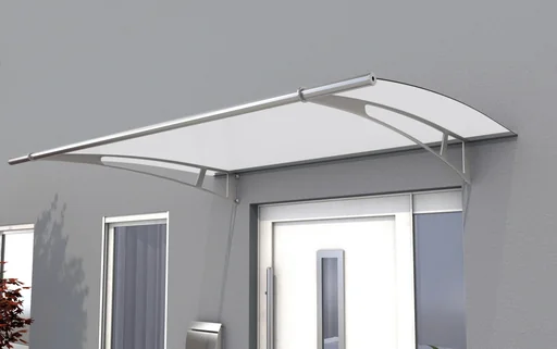 "XL 205 canopy, 205 x 142 x 25 cm, stainless steel, 6 mm satin white image"