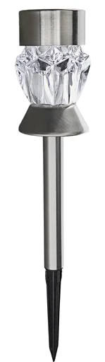 "Solar LED light with ground spike image"
