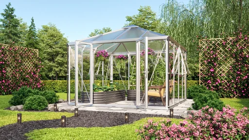 "Greenhouse Minos ESG/HKP, color aluminum image"