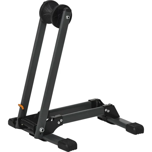 "Homcom folding bike stand black image"