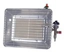 Economy gas heater with piezo ignition