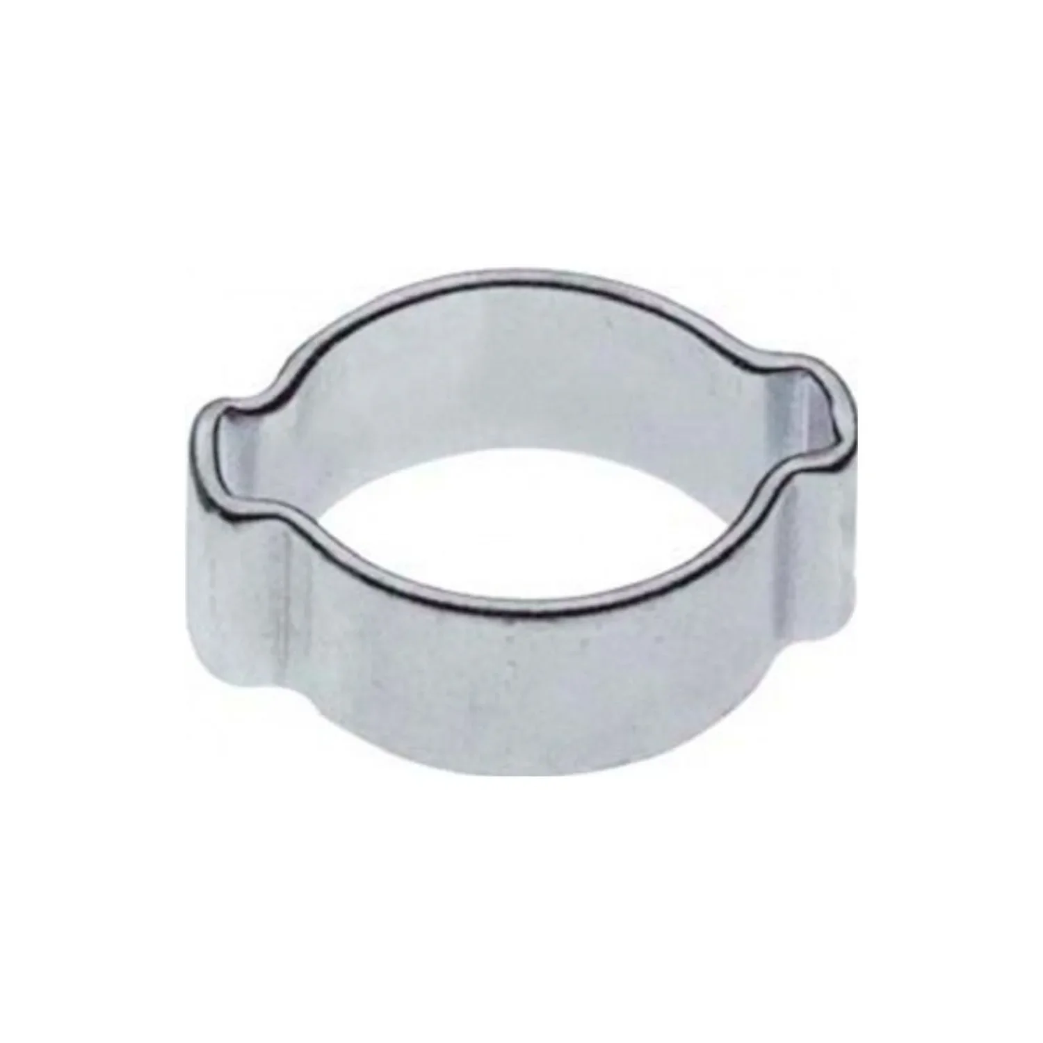 Collier de serrage - 2 oreilles 7 mm, galvanisés, 100 pcs
