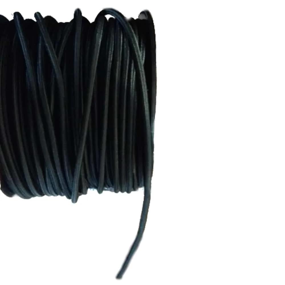 "Corde élastique noire 6 mm, 10 mètres - Sandow multifonctionnel image"