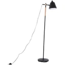 Floor lamp adjustable floor lamp 40W metal + wood black 54 x 30 x 155 cm