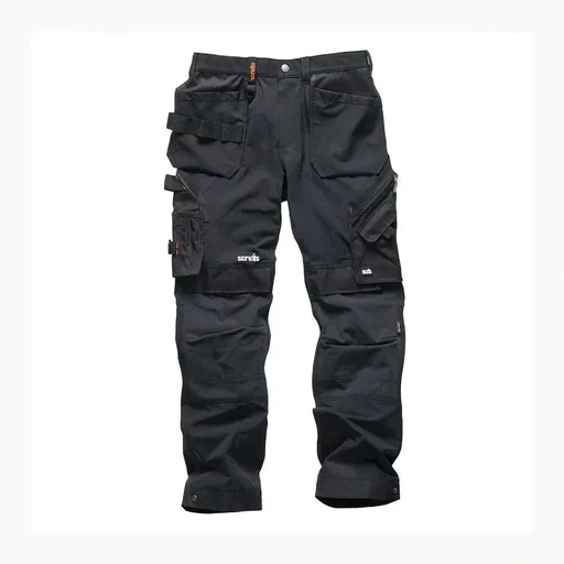 "Pro Flex Plus work trousers, black 40R image"