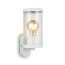 Outdoor light, 1-flame, metal-plastic / white, IP44, E27 socket