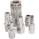 ATA1025 pneumatic coupling set, 6 pieces