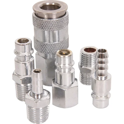 "ATA1025 pneumatic coupling set, 6 pieces image"
