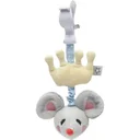 Pull-along toy plush toy 20 x 12 x 8 cm - vibrating mouse