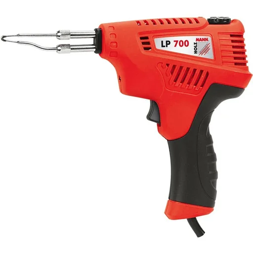 "Soldering iron set - 200W - 70 - 500 °C - with 2 additional tips and solder image"