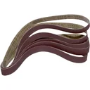 Sanding belt grain 180, 25x762mm, 5 pieces