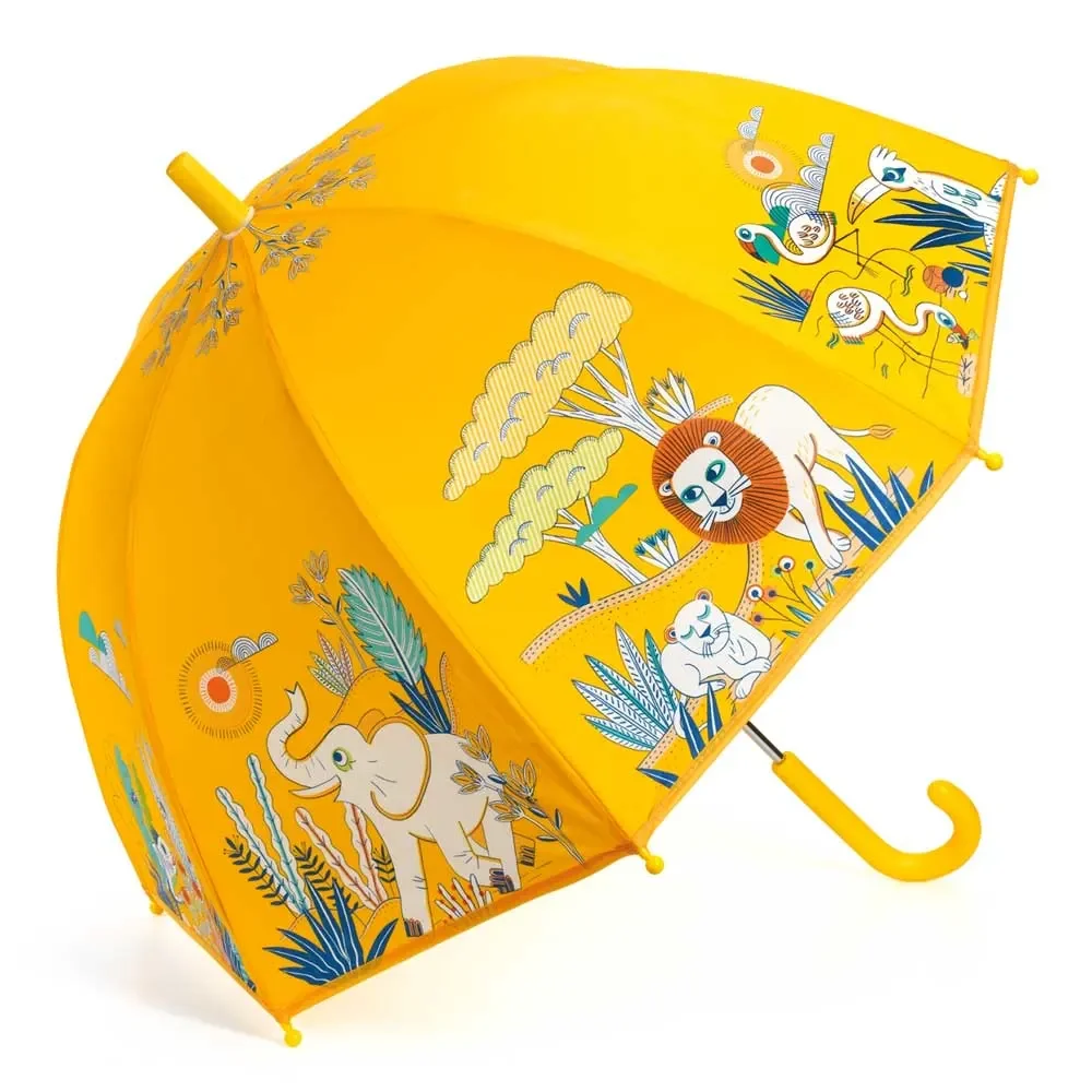 "Djeco parapluie enfant savane jaune image"