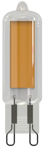 "Filament retro LED with 4 watts, G9, warm white, 470 lumens, clear image"