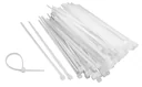 Twist Cable Ties, white, 200 x 4.6 mm