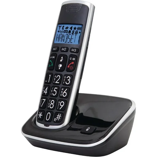 "DECT telephone black/silver image"