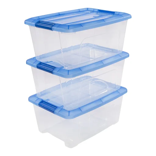 "“Clear NTB-15” storage box, set of 3 image"