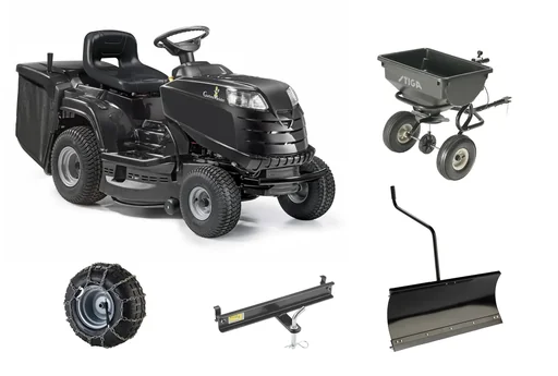 "Lawn tractor RTW 84 HC winter set - large image"
