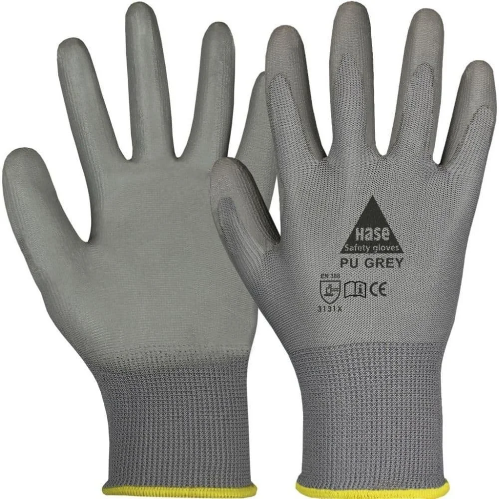 "Gants de montage PU Gris, Taille 7 – Gants de travail, Gants de protection image"