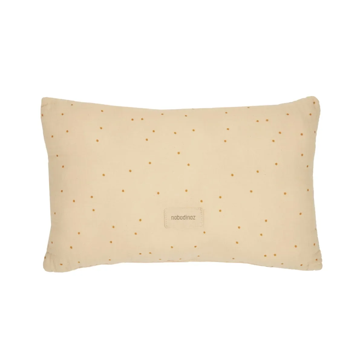 "Nobodinoz WABI SABI Coussin bébé, coussin en mousseline, 35 x 23 x 5 cm, couleur : Gingembre jolis pois image"