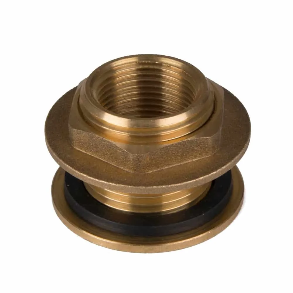 "Raccord Tonneau Eau Laiton 1 1/4" x 1": Connexion Facile et Durable image"
