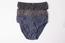 Briefs in a pack of 4, assorted colors, size 7