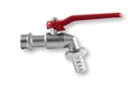 Ball valve 3/4", thread size 1" at the outlet