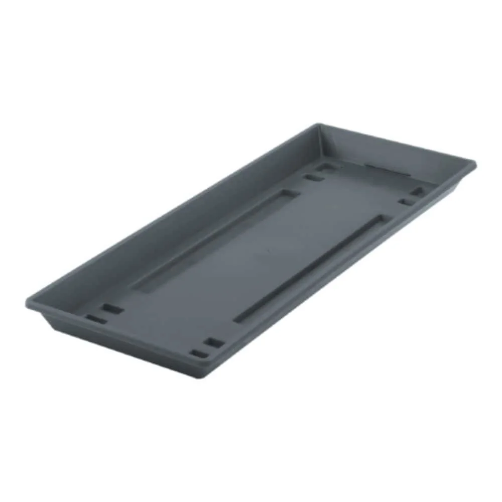 "Soucoupe Jardinière Anthracite 50 cm - Protection Balcon & Terrasse image"