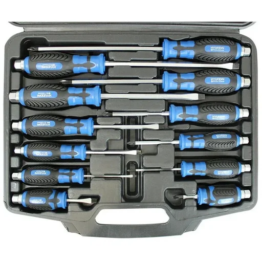 "12-piece through-head screwdriver set image"