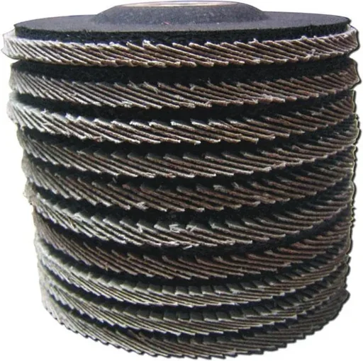 "Flap sanding discs, diameter 115 mm - 10-piece set image"