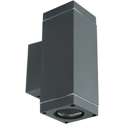 "VT-842 Outdoor Wall Light Up/Down - GU10 - Grey - IP44 image"