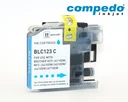 Printer cartridge for Brother LC123C08 Cyan