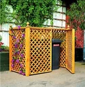 Garbage can box for 2 tons, impregnated