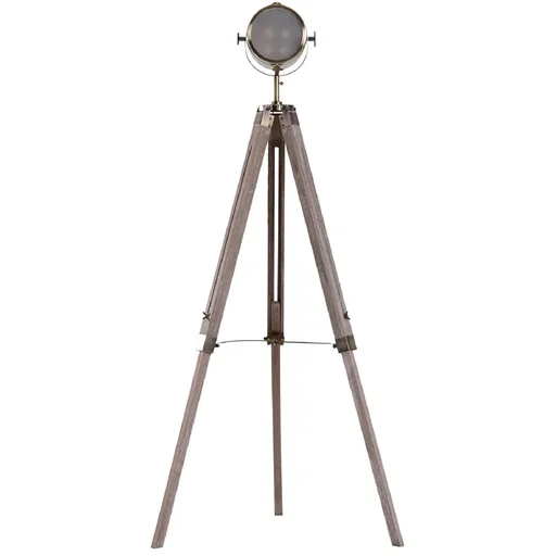 "Floor lamp tripod 100-140cm E14 bronze image"
