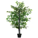 Artificial Banyan Tree Decoration Solid Wood Artificial Tree Indoor Simulation Tree Decoration Living Room 20 x 145 cm