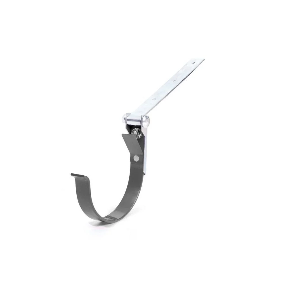 Support de gouttière réglable, fer de gouttière métallique réglable, graphite système 75