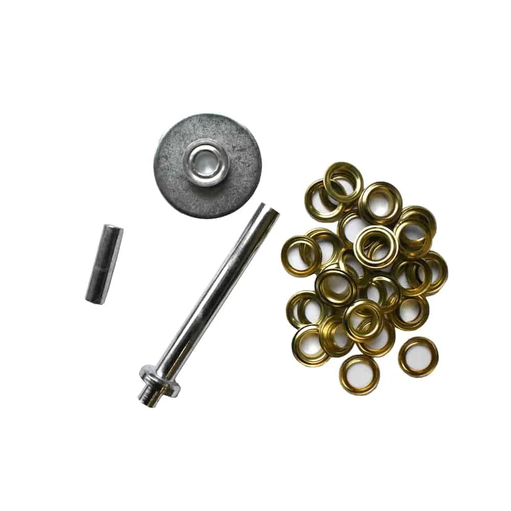 "Kit de pose d'œillets 11mm, 15 pièces avec outil de perforation image"