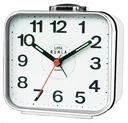 Quartz alarm clock with bell alarm