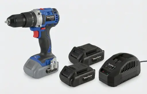 "Perceuse-visseuse à percussion sans fil 18 V Li-Ion WABS18BL avec 2 batteries 2,0 Ah et chargeur 2,4 Ah image"