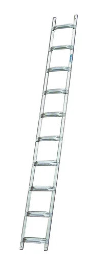 "Roof ladder, 14 rungs, aluminum - width 37 cm, length 395 cm image"