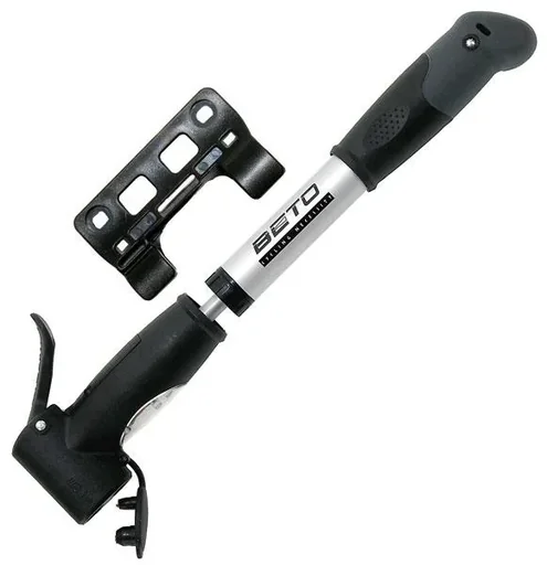 "Double-head mini pump with pressure gauge image"