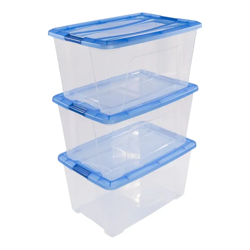 "“Clear NTB-45” storage box, set of 3 image"